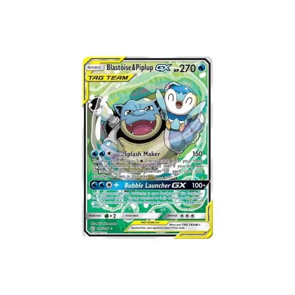 Blastoise & Piplup GX