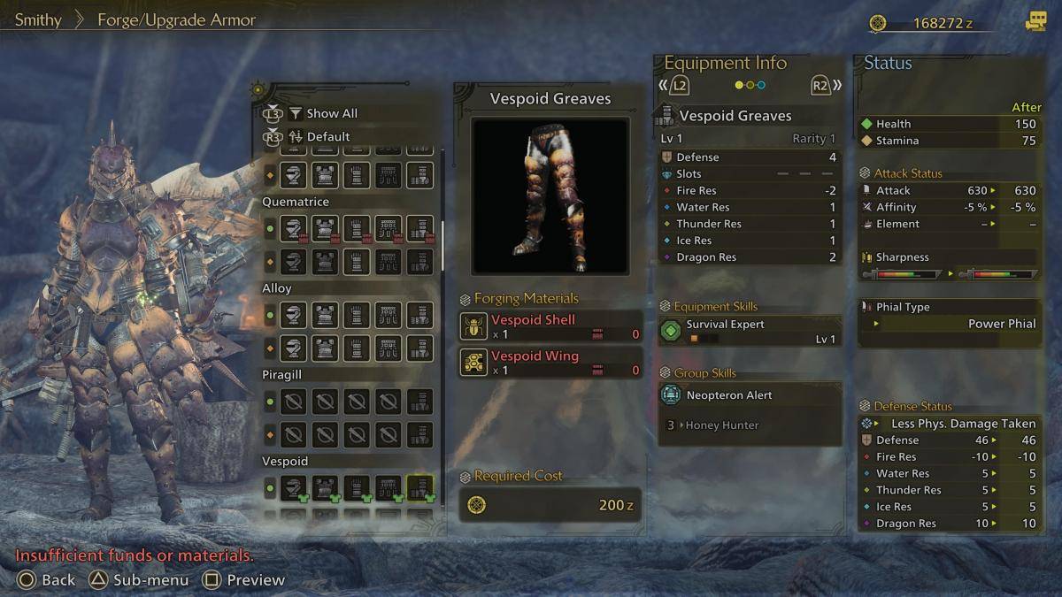 Vespoid Armor Design 2