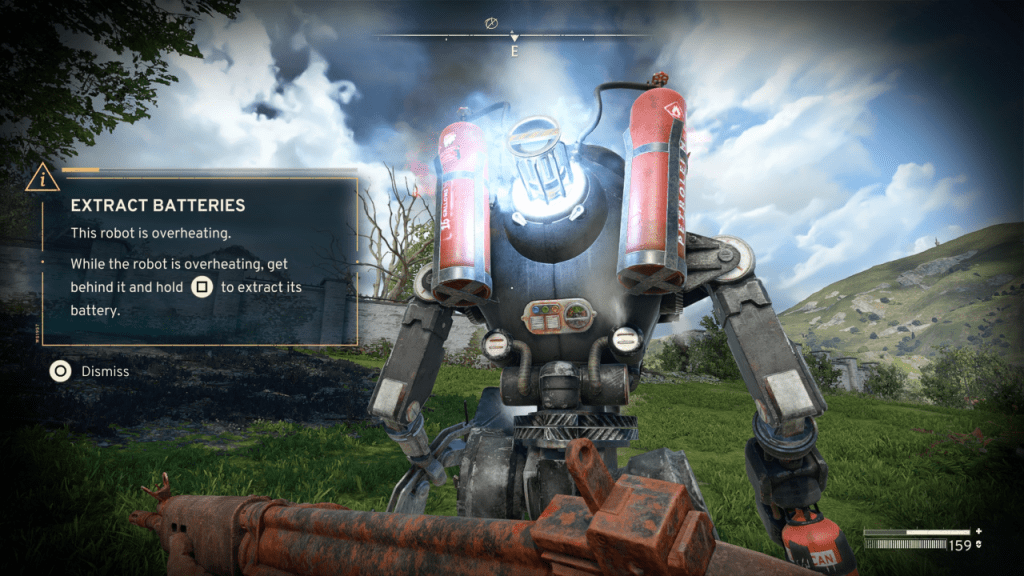 Robot confrontation in Atomfall