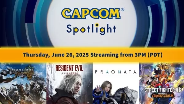 Capcom Spotlight June 2025 Livestream to Reveal RE9, Pragmata, MH Wilds Updates