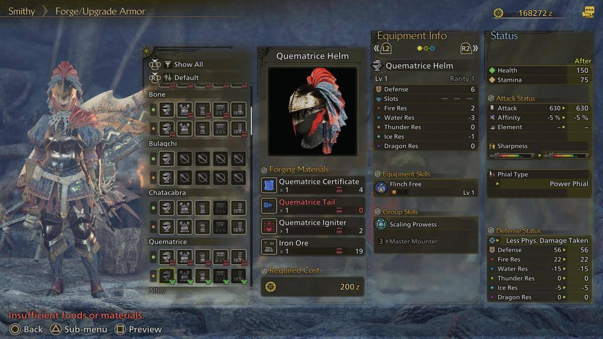 Quematrice Armor