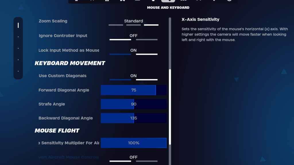 Fortnite Input Settings Recommendations