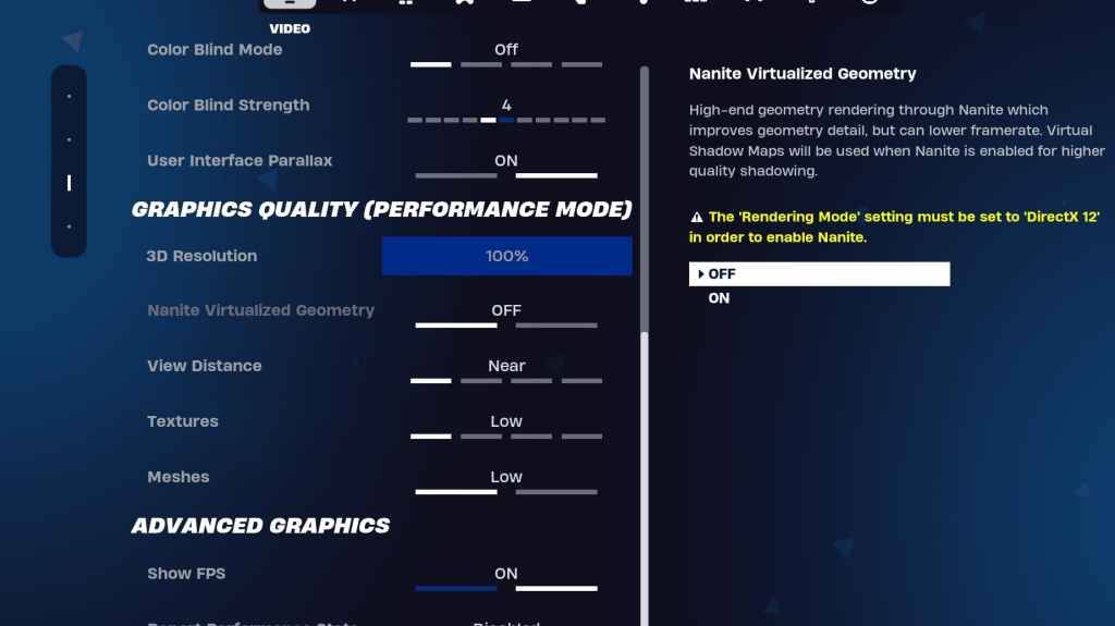 Fortnite Graphics Settings Breakdown