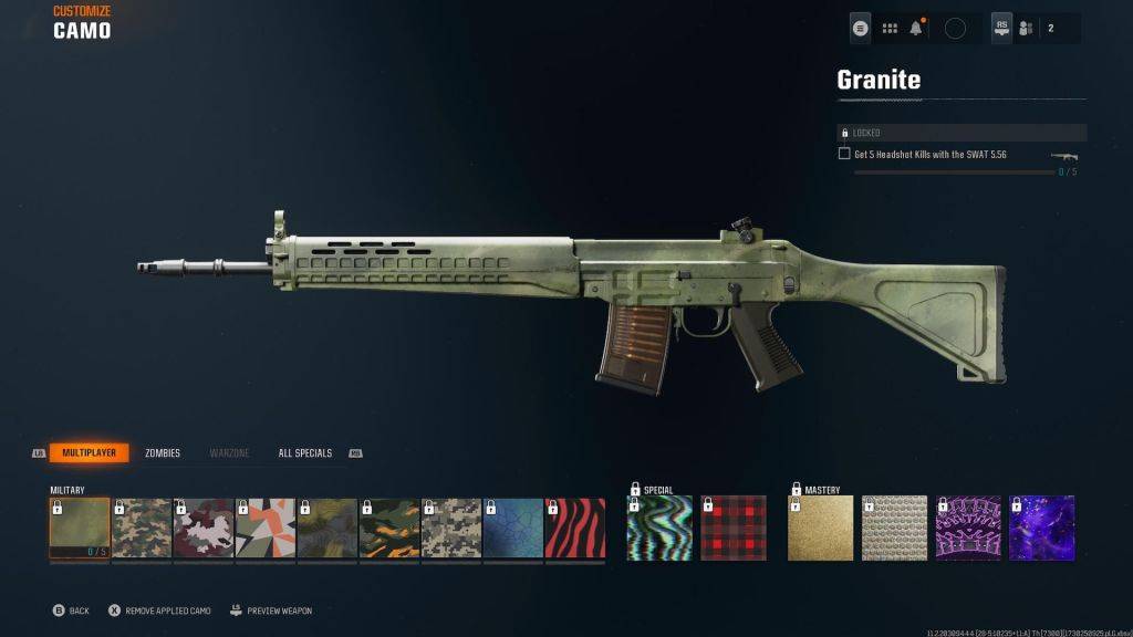 Call of Duty: Black Ops 6 Camo Challenge Tracking Tampok