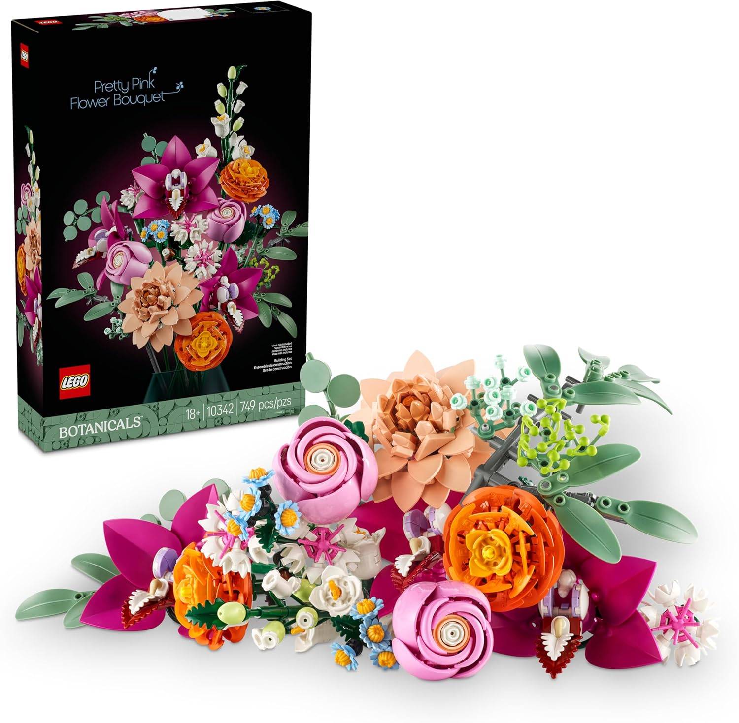 Lego Botanicals Pretty Pink Buket