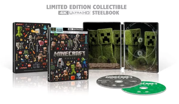 Minecraft电影 - 限量版Steelbook（4K UHD + Blu -ray + Digital）