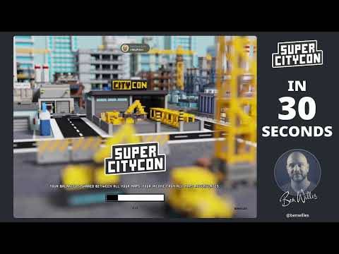 다채로운 도시 건설을 보여주는 Super Citycon 게임 플레이