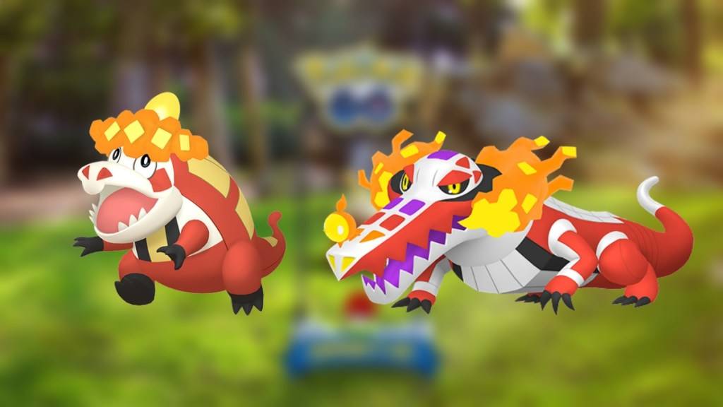 Fuecoco의 Pokemon Go Evolutions, Crocalor & Skeledirge
