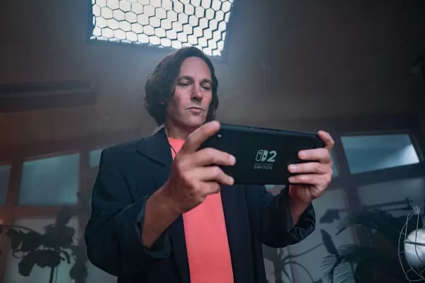 Paul Rudd in de nieuwe Nintendo Switch 2 Commercial