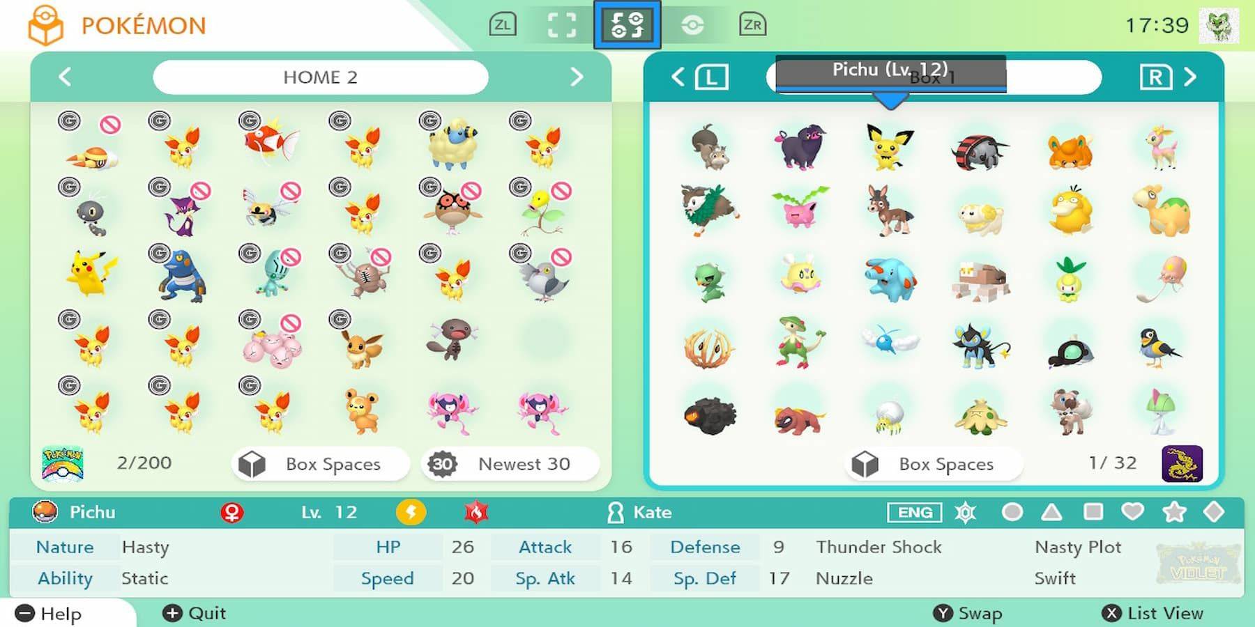 Image: Pokémon HOME Transfer