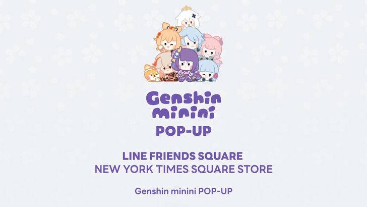Genshin Minini pop-up စတိုး NYC သို့လာမည့်