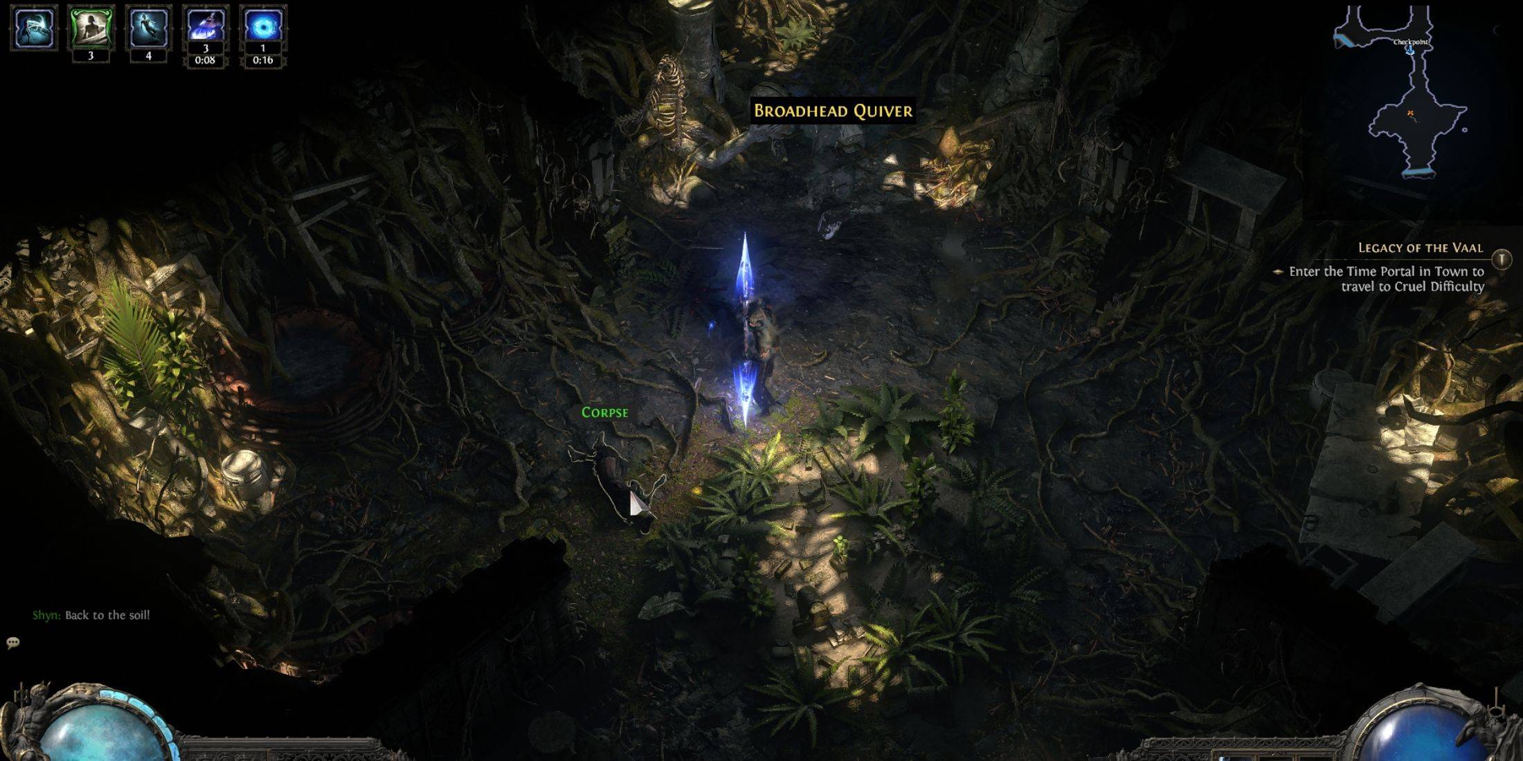 Image: Corpse in the Den of the Serpent Priestess