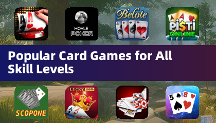Popular Card Games for All Skill Levels