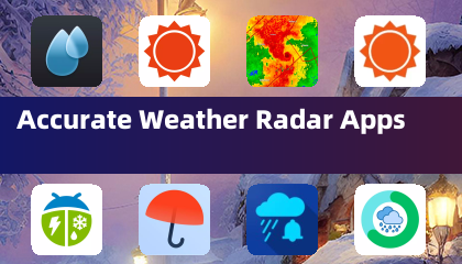 Tumpak na mga apps ng radar ng panahon