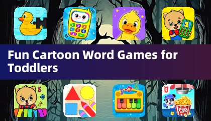 Fun Cartoon Word Games for Toddlers