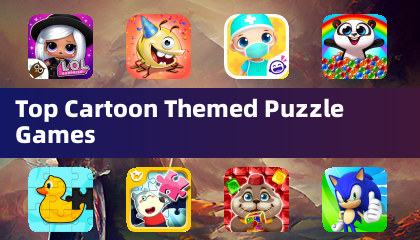 Top Cartoon Themed Puzzle Games
