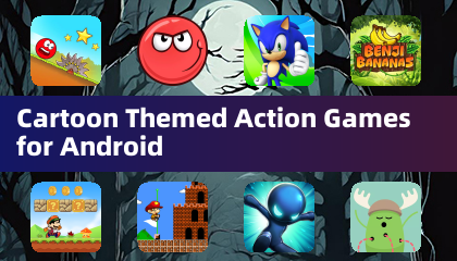 안드로이드용 만화 테마 액션 게임