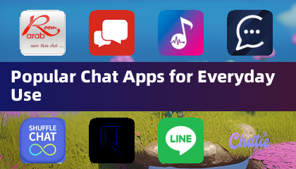 일상에서 사용하는 인기 채팅 앱