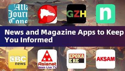 최신 정보를 제공하는 뉴스 및 매거진 앱