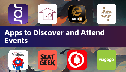 이벤트 발견 및 참석을 위한  앱들