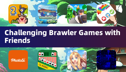 친구들과 도전적인 브로울러 게임