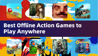 어디서나 플레이할 수 있는 최고의 오프라인 액션 게임