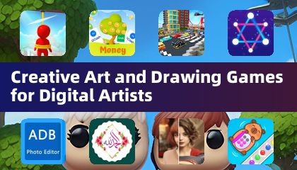 디지털 아티스트를 위한 창의적인 예술과 그림 게임