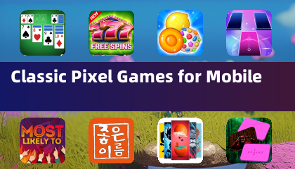 Klassische Pixel-Spiele für Mobilgeräte